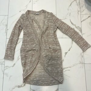 Splendid cream and white womens cardigan